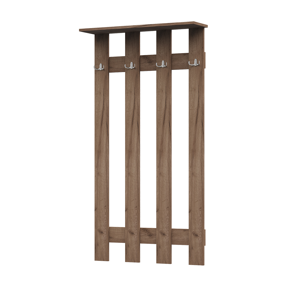 Вешалка Прихожая "Машенька" (ВШ 201 Дуб Крафт Табачный)